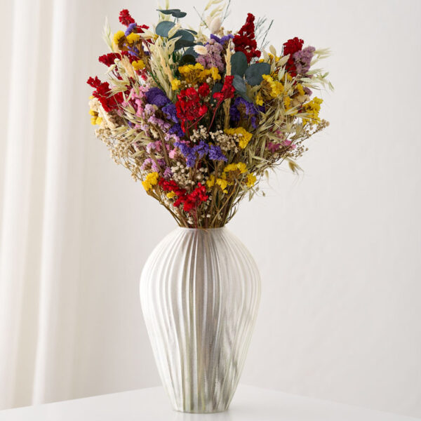 Evighedsbuket markbuket med tørret og Langtidsholdbare blomster
